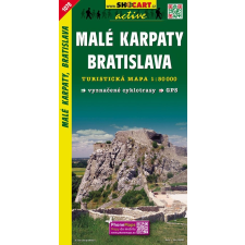 Shocart SHC 1078. MALÉ KARPATY - BRATISLAVA / KIS-KÁRPÁTOK - POZSONY TURISTA TÉRKÉP térkép