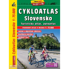Shocart Szlovákia kerékpáros térkép Shocart 1:75 000 2018 Szlovákia kerékpáros atlasz Shocart SHC CY4781 térkép