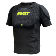 SHOT Airlight T-Shirt gyerek testvédő fekete-fluo sárga protektor