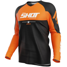 SHOT Draw Private motokrossz mez narancssárga motocross mez