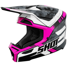 SHOT Furious Flash motokrossz bukósisak fényes rózsaszín bukósisak