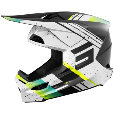 SHOT Furious Mirage motokrossz bukósisak kék-fluo sárga bukósisak