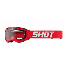 SHOT Motocross szemüveg lövés Támadás 2.0 Tömör Piros motoros szemüveg