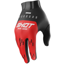 SHOT Race Evo motokrossz kesztyű piros motoros kesztyű