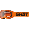 SHOT Rocket Kid 2.0 gyerek motokrossz szemüveg narancssárga (átlátszó plexi)