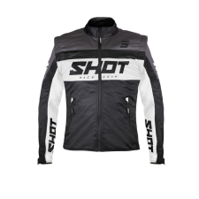 SHOT Softshell Lite softshell kabát fekete-fehér motoros kabát