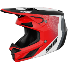 SHOT Speed Hybrid motokrossz bukósisak fényes piros bukósisak