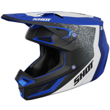SHOT Speed Hybrid motokrossz bukósisak matt kék bukósisak