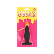 Shots Scandalous - fekete gyertya (50g) erotikus ajándék