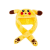 SHUI sapka mozgatható fülekkel - sárga pikachu