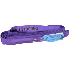 SHZ Round Sling 3m  max. Load 1000KG nach EN 1492-2 SF7 violett világítás