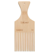 Sibel Afro fésű fa 17,8cm 8482104 fésű