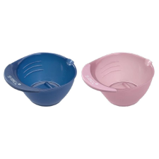 Sibel hajfestő tál szett, pink-kék, 2 db fodrászkellék