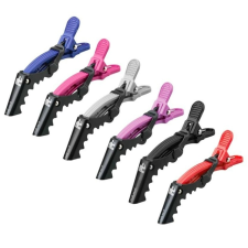 Sibel Krokodil csipesz színes 6db/cs 11cm 934097260 hajápoló eszköz