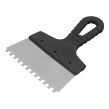 SIBRTEH Rozsdamentes spatula 150mm fog/ 6x6mm műanyag nyél kőműves és burkoló szerszám