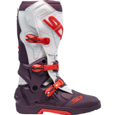 SIDI Crossair motoros csizma borvörös-fehér motoros csizma