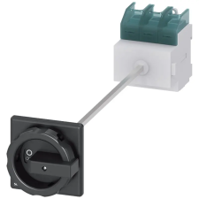 Siemens 3LD2814-0TK51 BE-KI kapcsoló, 3P, 125A, rotációs hajtással, fekete villanyszerelés