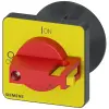 Siemens 3LD9343-5C piros/sárga kapcsoló fedlap, 48x48mm