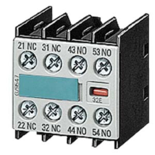 Siemens 3RH1911-1HA13 segédérintkező, homlokra, 1NO+3NC, S00, csav. villanyszerelés