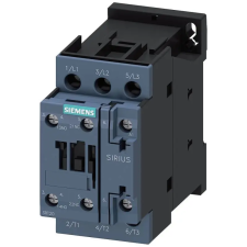 Siemens 3RT2028-1AF00 mágneskapcsoló, 18,5kW, 38A, 400V, 1NO+1NC, S0, csavaros villanyszerelés