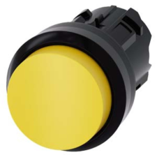Siemens 3SU1000-0BB30-0AA0 nyomógombfej, kiálló, sárga Sirius villanyszerelés