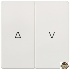 Siemens 5TG6214 DELTA I-SYSTEM redőnykapcsolóhoz titánfehér 2-es billentyű villanyszerelés