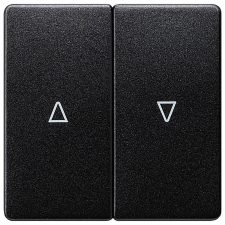 Siemens 5TG6234 redőny/zsalu billentyű, antracit (RAL7016), DELTA i-system villanyszerelés