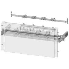 Siemens 8PQ6000-5BA83 kábeltakaró plexi tartó, 3WL1220/3WL1232, 800 mm ajtóhoz villanyszerelés