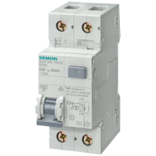 Siemens Áramvédős kismegszakító 1P+N C 6A 6kA 5SU1356-7KK06 Siemens villanyszerelés