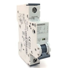 Siemens kismegszakító 1P C 2A 6kA (5SY6102-7) villanyszerelés