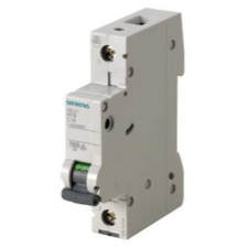 Siemens kismegszakító 1P C 4A 10kA (5SL4104-7) villanyszerelés