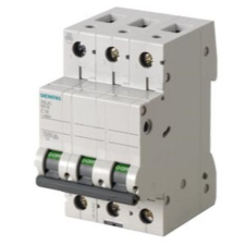 Siemens kismegszakító 3P C 4A 10kA (5SL4304-7) villanyszerelés