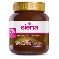 Siena kakaós mogyorókrém édesítőszerrel 400 g csokoládé és édesség
