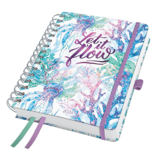  Sigel Jolie határidőnapló, 2026, spirálos, 16,8x21,5 cm, heti, Underwater Miracles határidőnapló