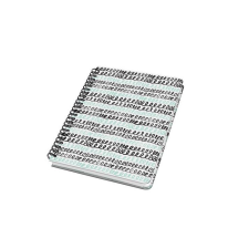 SIGEL Siegel Jolie Curly Mint 60 lapos 162x215mm pontrácsos spirálfüzet - Mintás füzet