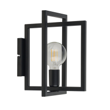 Sigma Eden fekete fali lámpa (SIG-32239) E27 1 izzós IP20 világítás