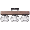 Sigma Lighting loft mennyezeti lámpa milan barna fekete sig31573