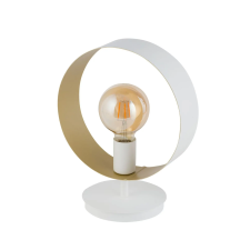 Sigma Lighting modern asztali lámpa happy fehér arany sig50282 világítás