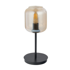 Sigma Lighting modern asztali lámpa shine borostyán fekete sig50257 világítás