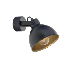 Sigma Lighting modern fali lámpa mars fekete arany sig32264 világítás