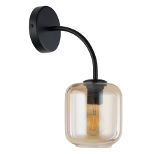 Sigma Lighting modern fali lámpa shine borostyán fekete sig32246 világítás