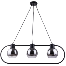 Sigma Lighting modern függeszték linda fekete átlátszó ezüst sig31891 világítás