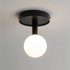 Sigma Lighting modern mennyezeti lámpa perla fehér fekete sig33483