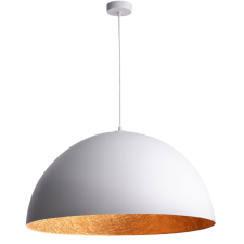 Sigma Sfera fehér-réz függesztett lámpa (SIG-30140) E27 1 izzós IP20 világítás