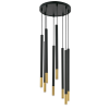 Sigma Sopel Due fekete-arany függesztett lámpa (SIG-33239) G9 8 izzós IP20