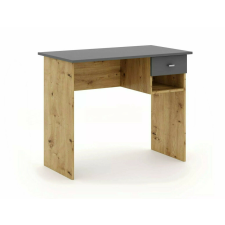 Signal B-011 Kompakt Íróasztal Laminált Artisan Tölgy/Antracit Fiókos íróasztal
