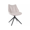 Signal Coda Brego Forgó Étkezőszék Világos Bézs Szövettel Fekete Vázzal