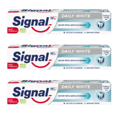 Signal Fogkrém Family Daily White 3x75ml fogkrém