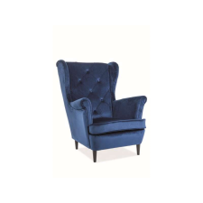 Signal Fotel LADY VELVET granát bluvel 86 / wenge bútor