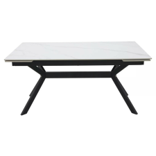Signal Imperia 160 Kihúzható Kerámia Étkezőasztal Matt Fehér/Fekete bútor